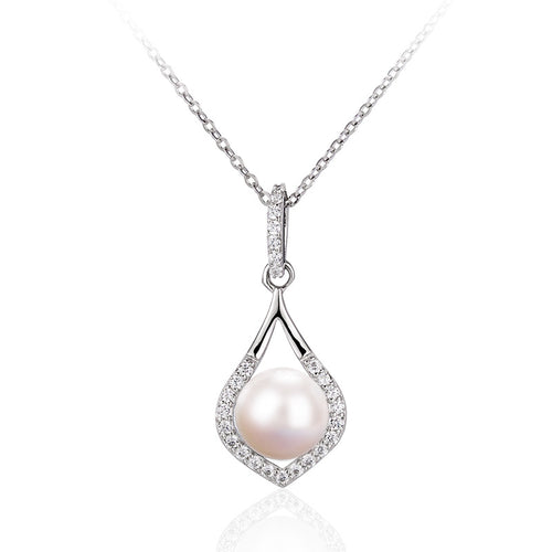 Natural Freshwater Pearl Teardrop Necklace