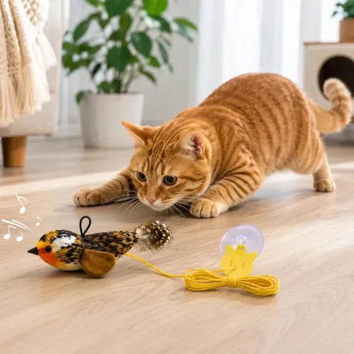 Interactive Vocal Bird Cat Toy